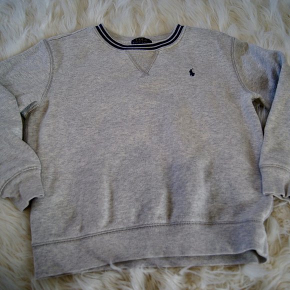 Polo Ralph Lauren Other - Polo Ralph Lauren Boys Sweatshirt Size 7 Gray Sweater Pullover